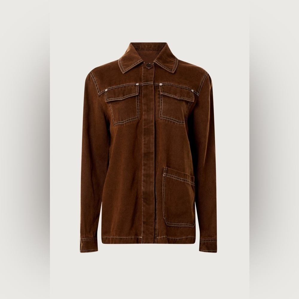 Rodebjer Marmise Brown Corduroy Jacket Size XL - Picture 5 of 11